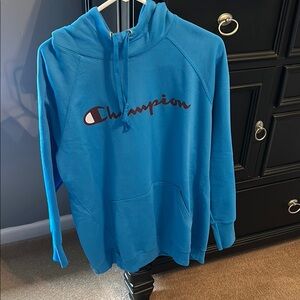 Champion Blue Hoodie